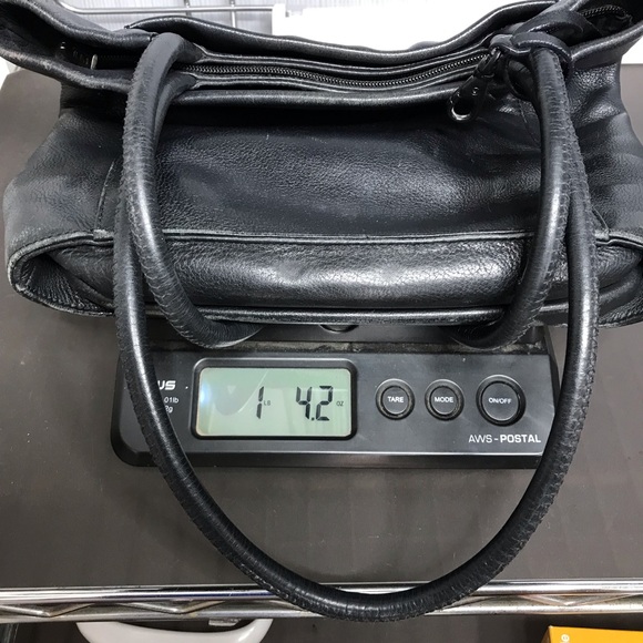 Tumi Womens All Leather Black Top Handle Tote Handbag - Picture 15 of 16